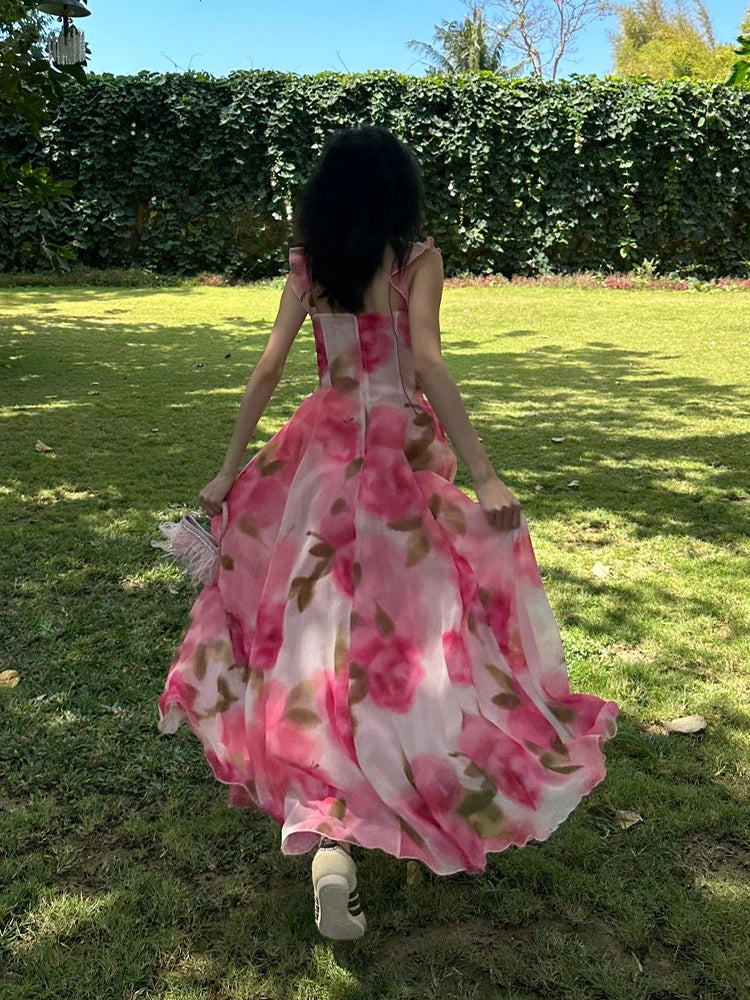 Romantic Barbie Maxi Dress