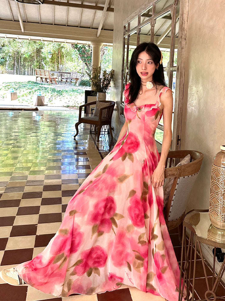 Romantic Barbie Maxi Dress