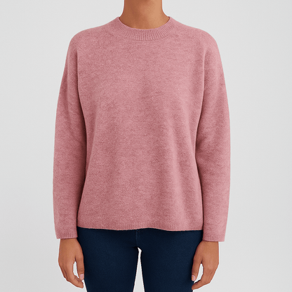 | Women's Soft Round Neck Pullover Sweater