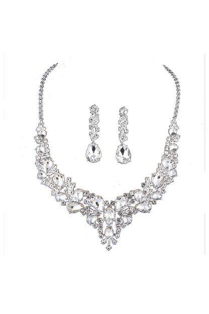 Rudolf Silver Crystal Earrings