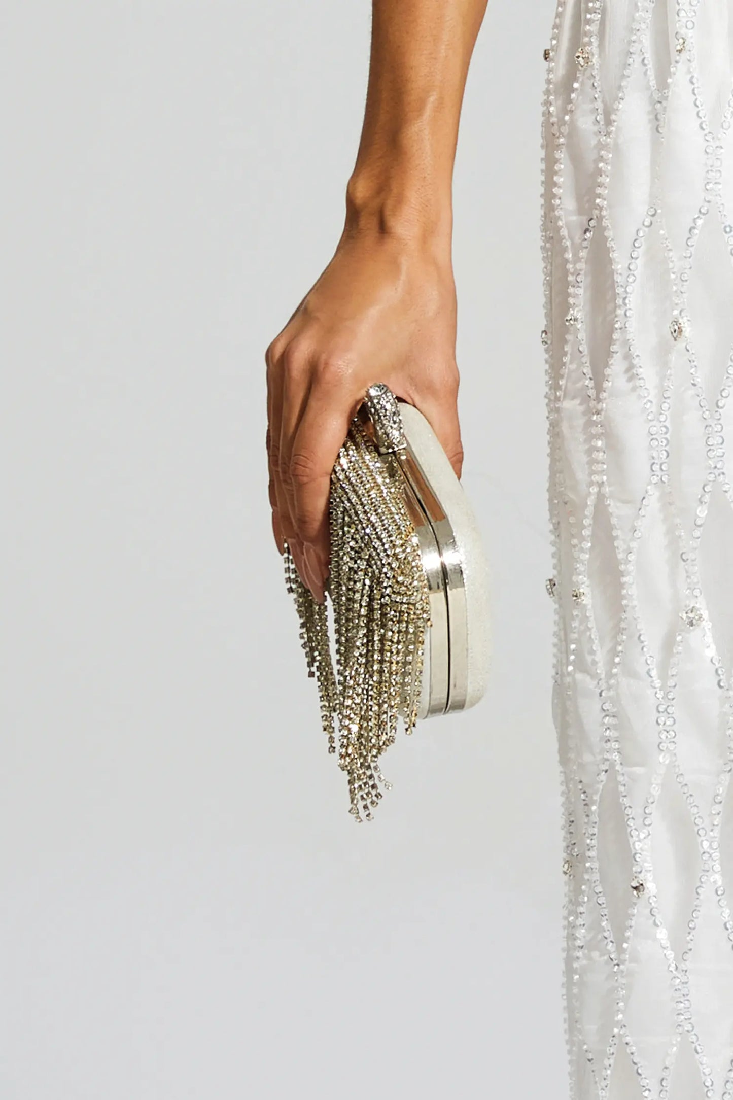 Rupert Silver Diamond Bag