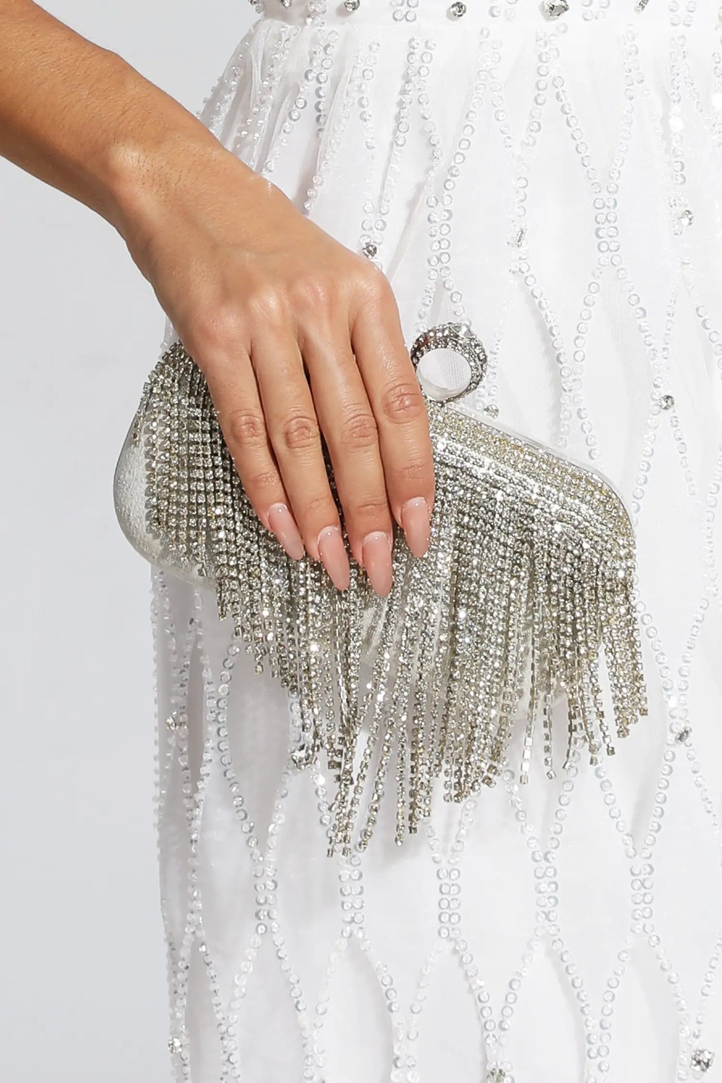 Rupert Silver Diamond Bag