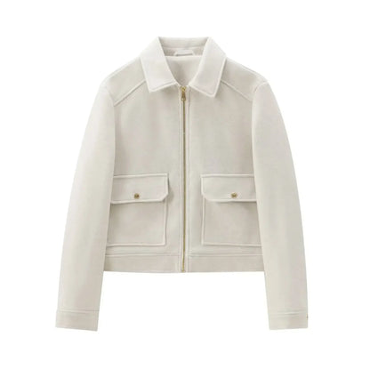 | Women's Wool Bomber Jacket