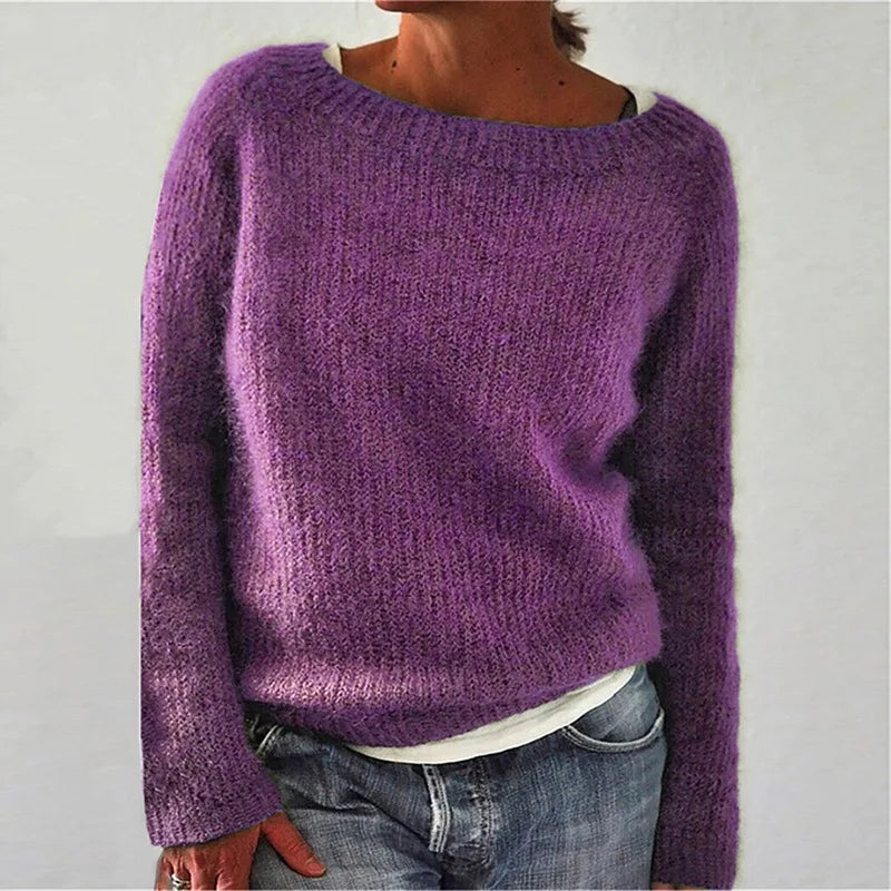 | Women’s Casual Knit Pullover Sweater