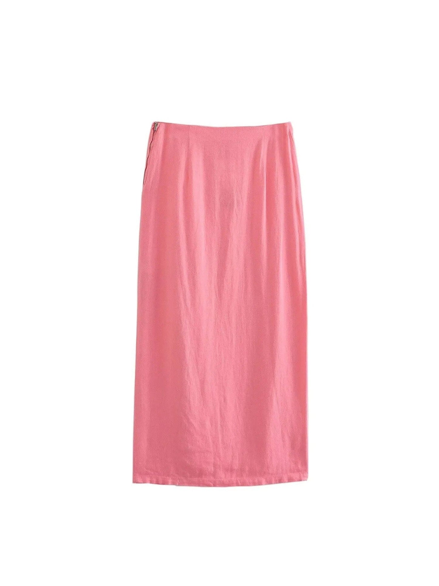 Pink Cami Top & Ruffles Skirt Coord Set