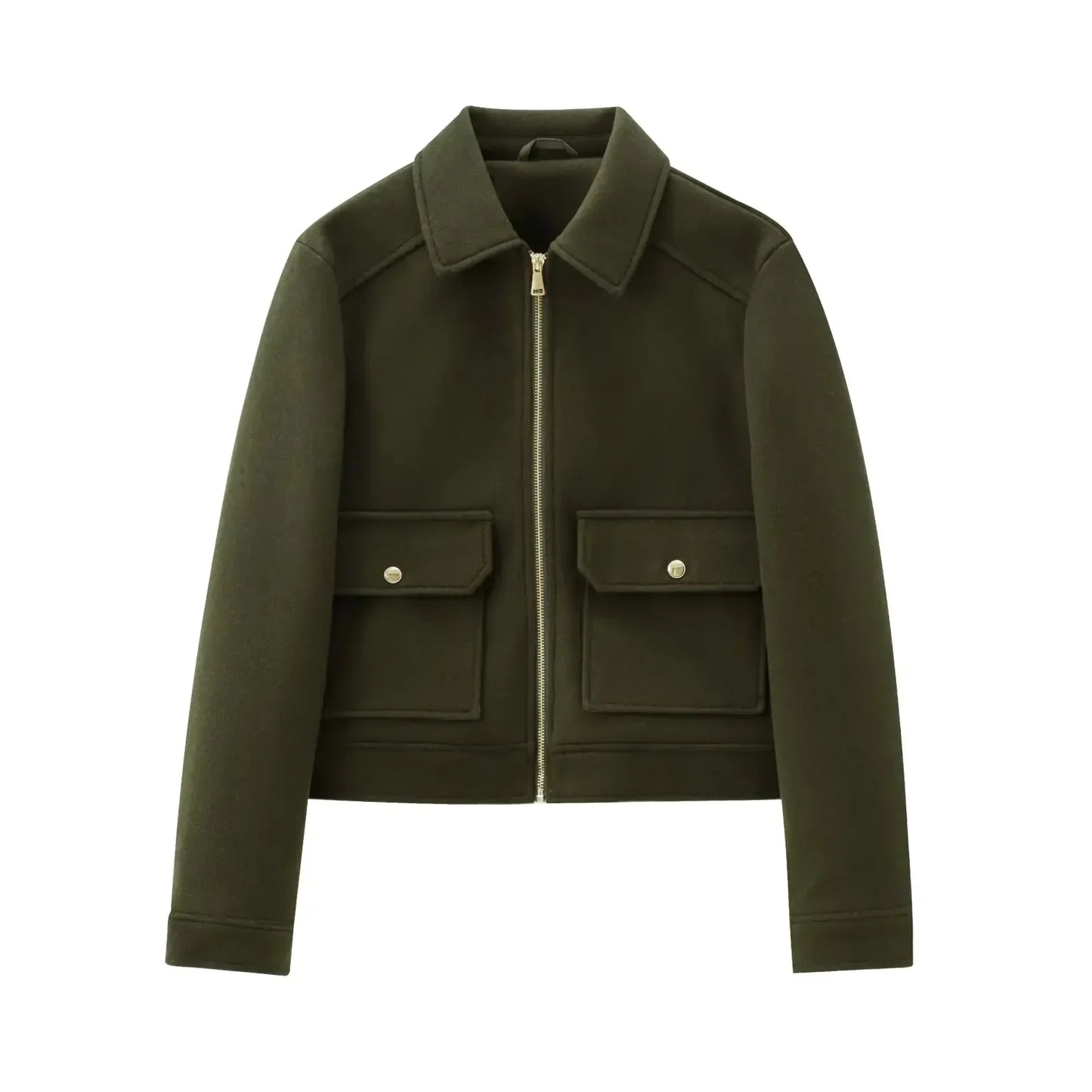 | Women's Wool Bomber Jacket