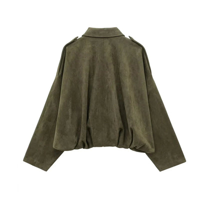 Mara | Elegant Suede Loose Jacket