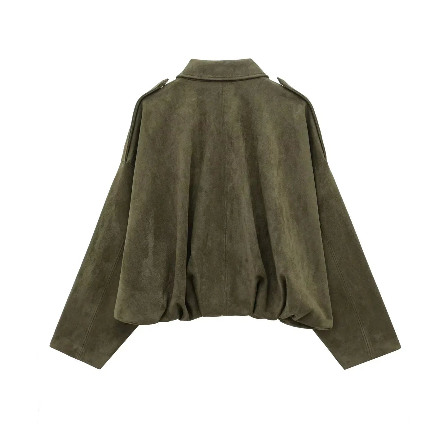 Mara Elegant Suede Loose Jacket