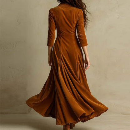 Anna | Elegant Velvet Dress