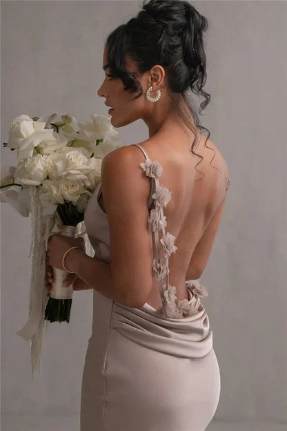 Laelia | Satin Maxi Dress