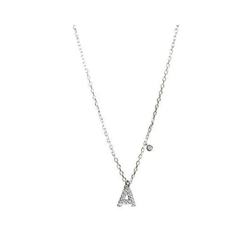 Initial Necklace Bling