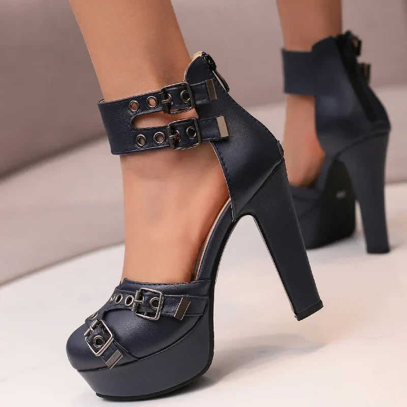 Anna & Rose | Ember™ | Elegant Strap Heels
