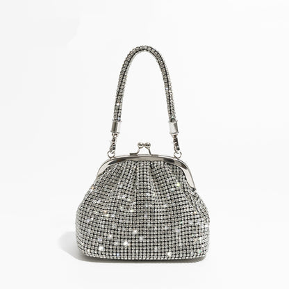 Sparkle Vintage Rhinestone Handle Bag