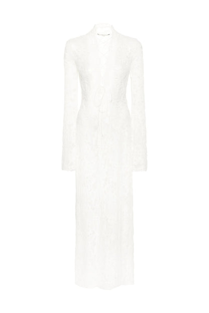 Anna Long Sleeve Sheer Lace Maxi Dress