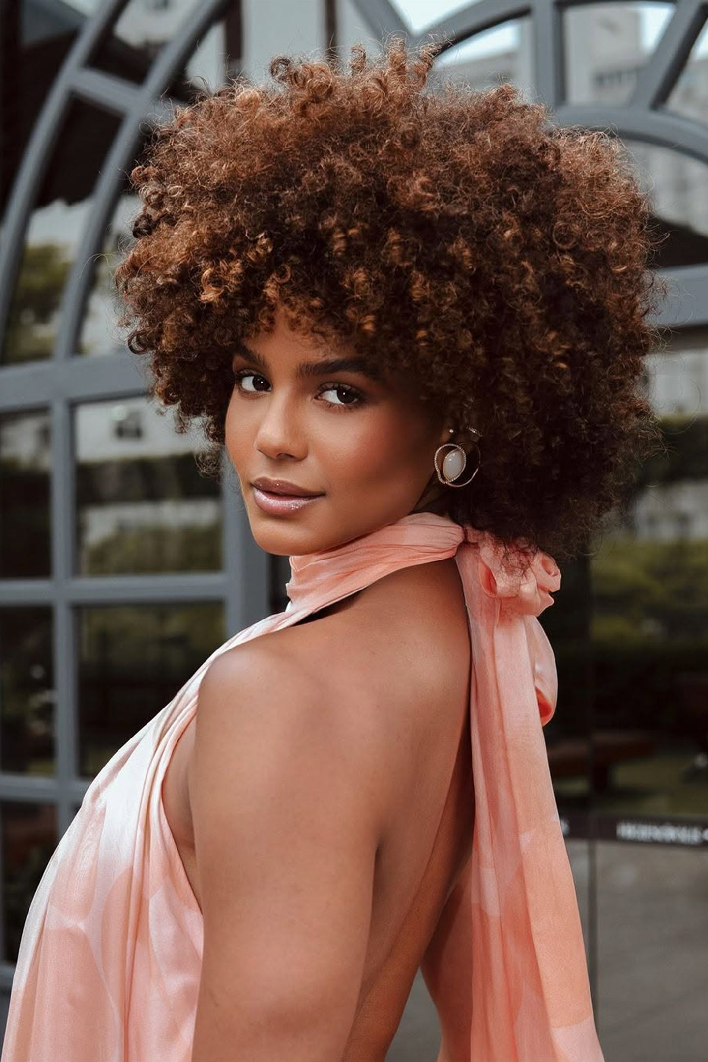 Stephanie Printed Halter Neck Maxi Dress