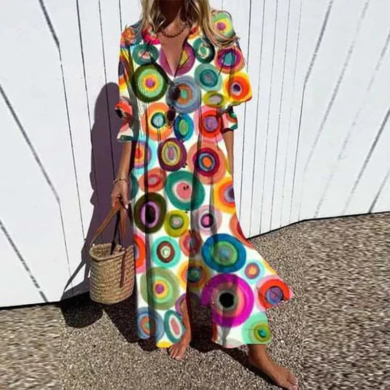 Elara | Boho Maxi Dress