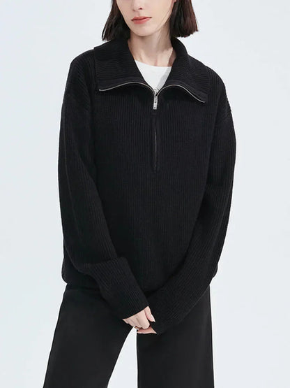 Zip up Comfy Sweater Ladies