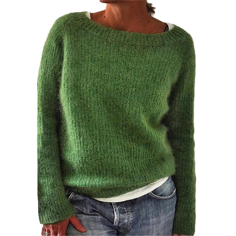 | Women’s Casual Knit Pullover Sweater