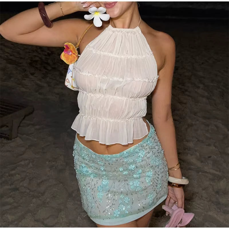 Luna™ | Sequin Mini Skirt