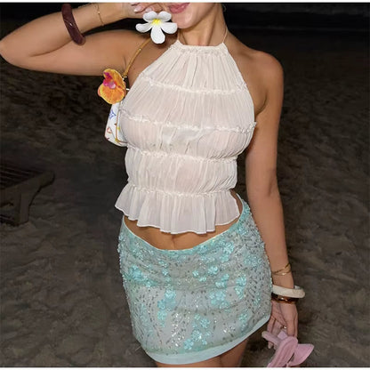 Luna™ | Sequin Mini Skirt