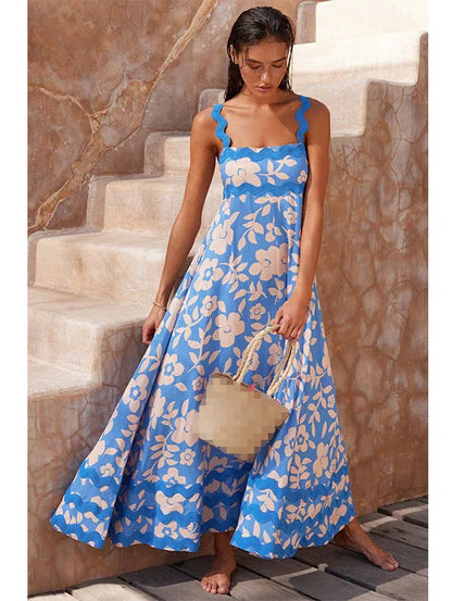 Solana | Elegant Floral Maxi Dress