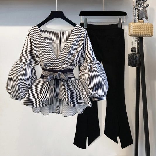 Brenda Shirt + Pants Set