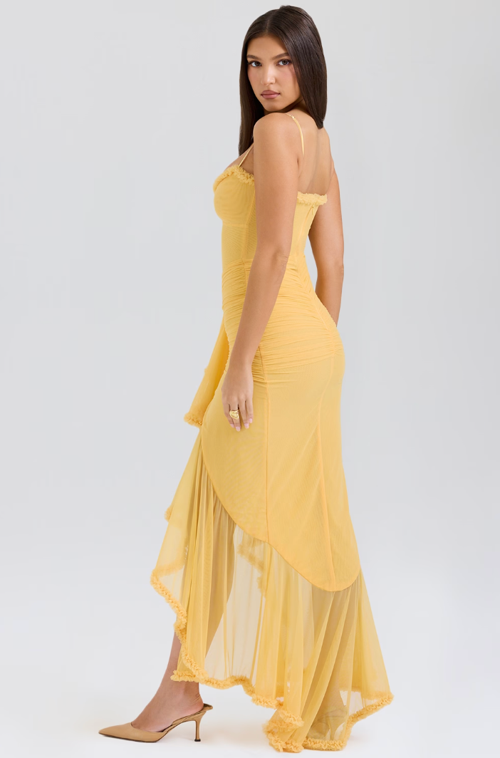 Ruby | Charming Ruffled Gown