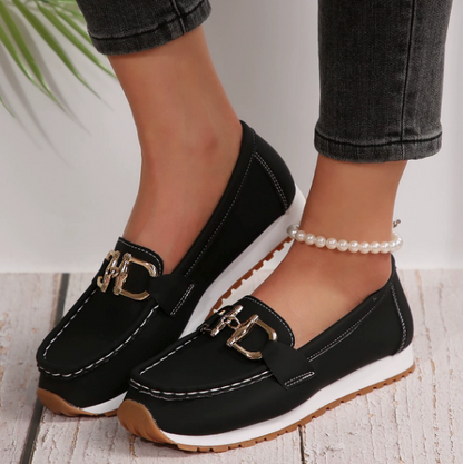 AmyVictoria | Colorful Buckle Loafers