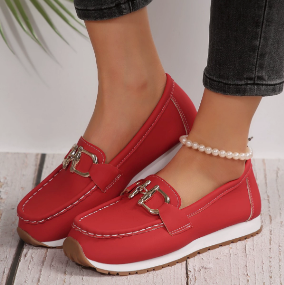 AmyVictoria | Colorful Buckle Loafers