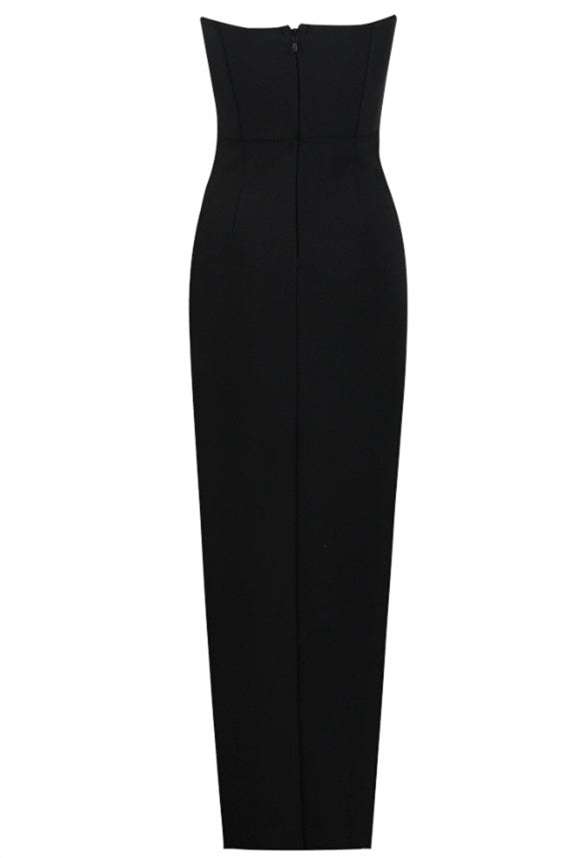 Jocelyn Diamante Embellished Strapless Maxi Dress