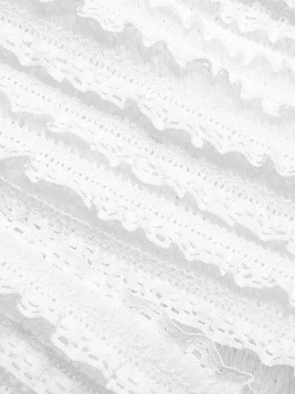 See through Deep Neck High Slit Maxi Dress