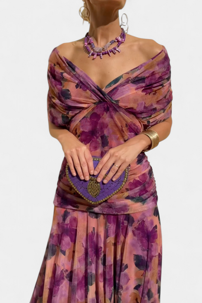 Elowen | Floral V-Neck Dress