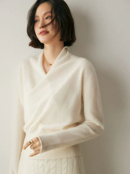 | Women's Wrap Crossover Sweater