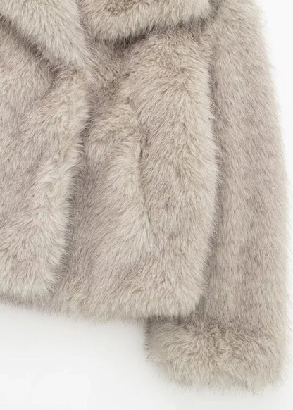 Luxurious Faux Fur Winter Coat