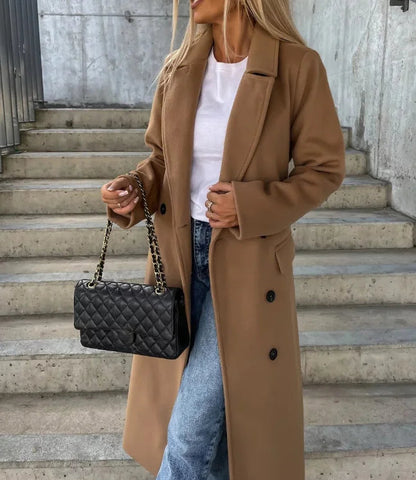 The Addison — Classic Double-Breasted Trench Coat
