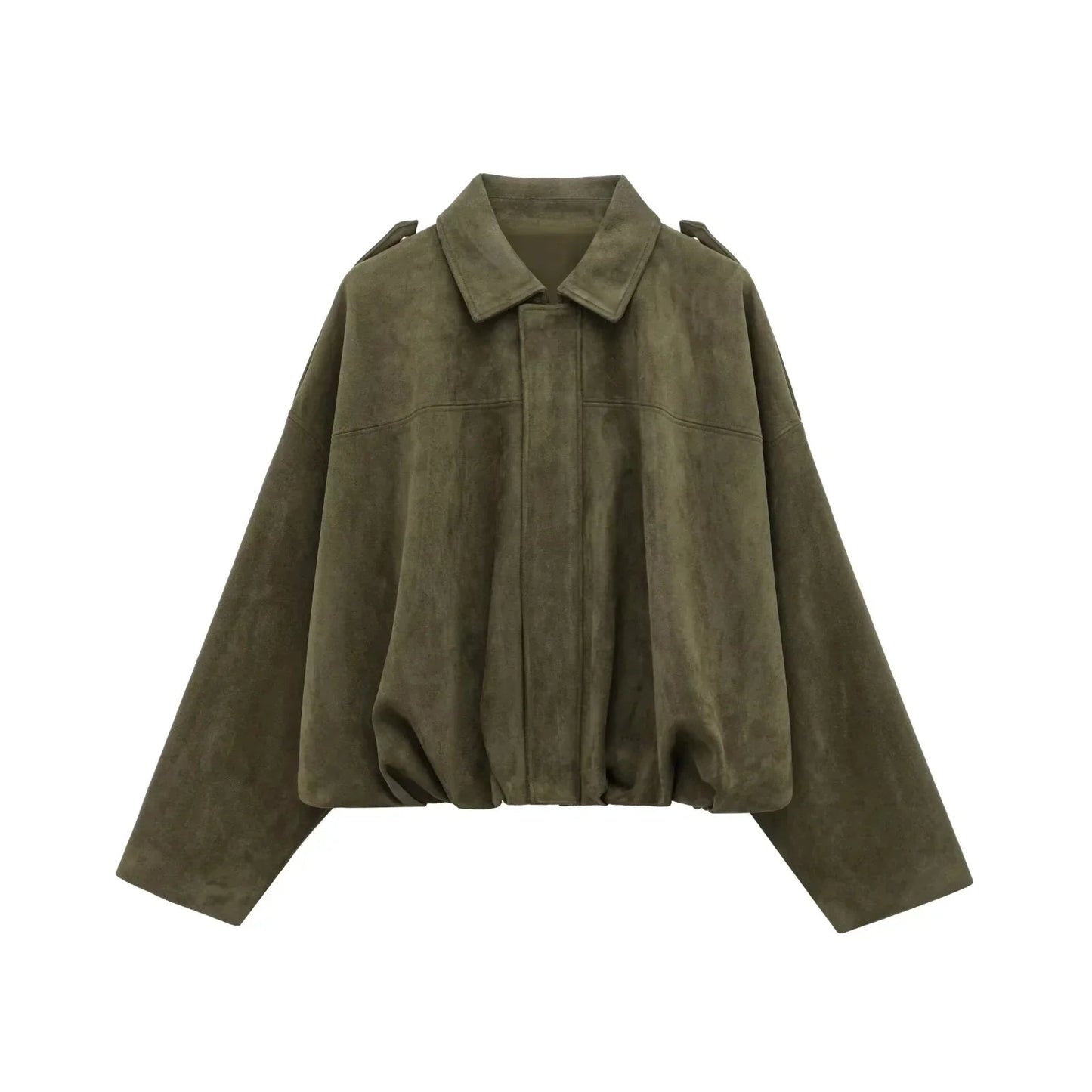 Mara Elegant Suede Loose Jacket