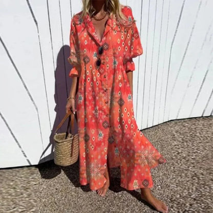 Elara | Boho Maxi Dress