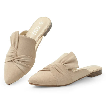 Selah Pointed-Toe Mules | Casual & Comfortable Half Slippers for Women