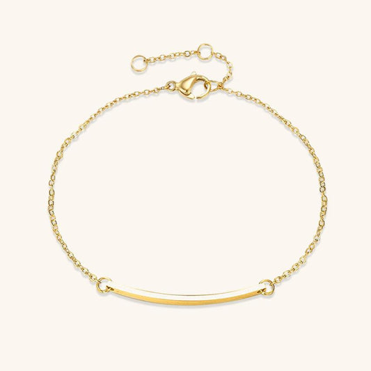 Serenity Bar Gold Bracelet