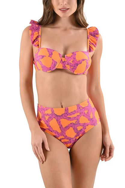 Alyn Halterneck Bikini Three Piece Set