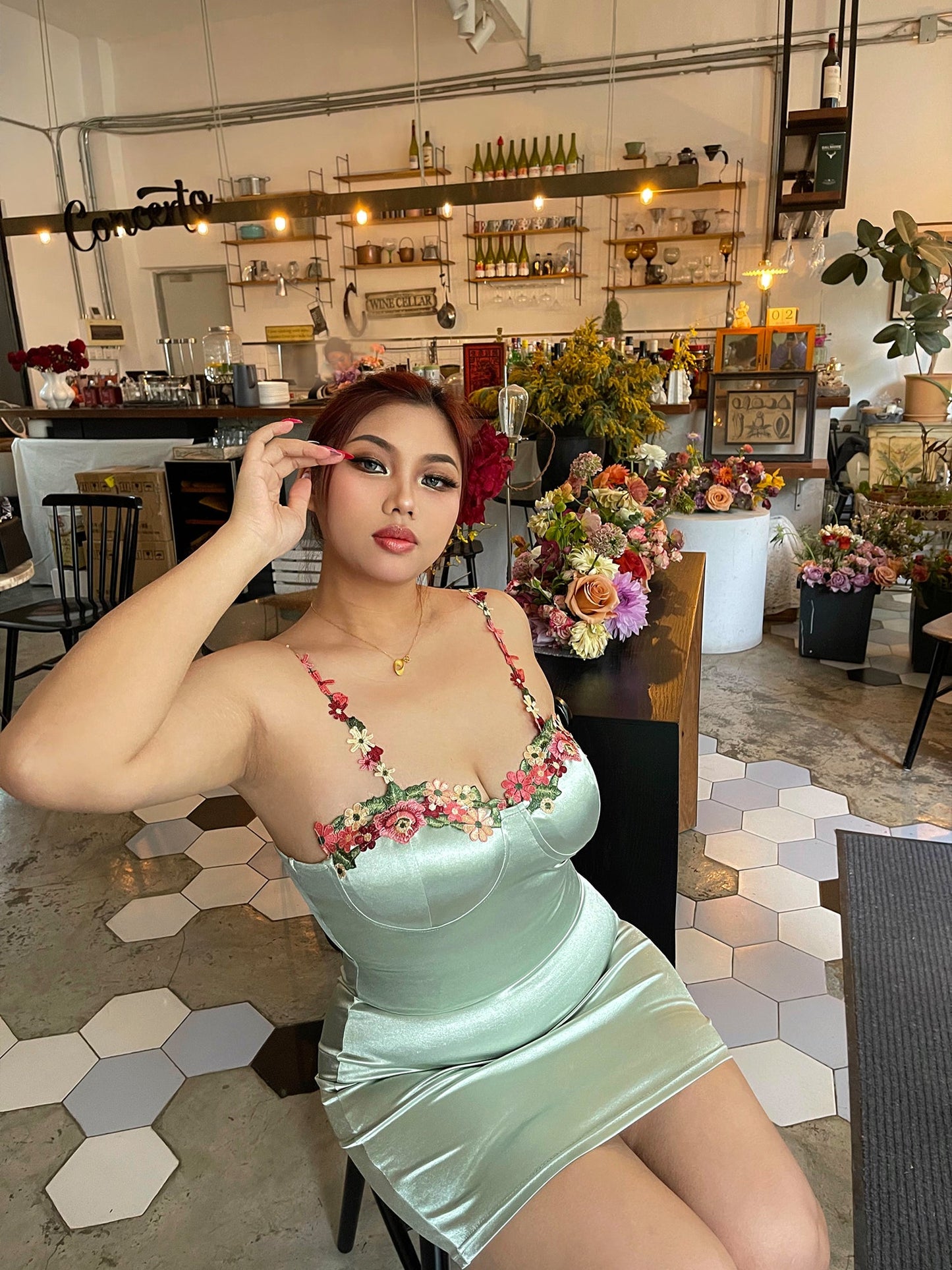 Bodycon Flower Sexy Chic Cami Dress New