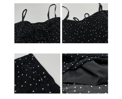 Starry Night Sexy Chic Dress Elegant Black