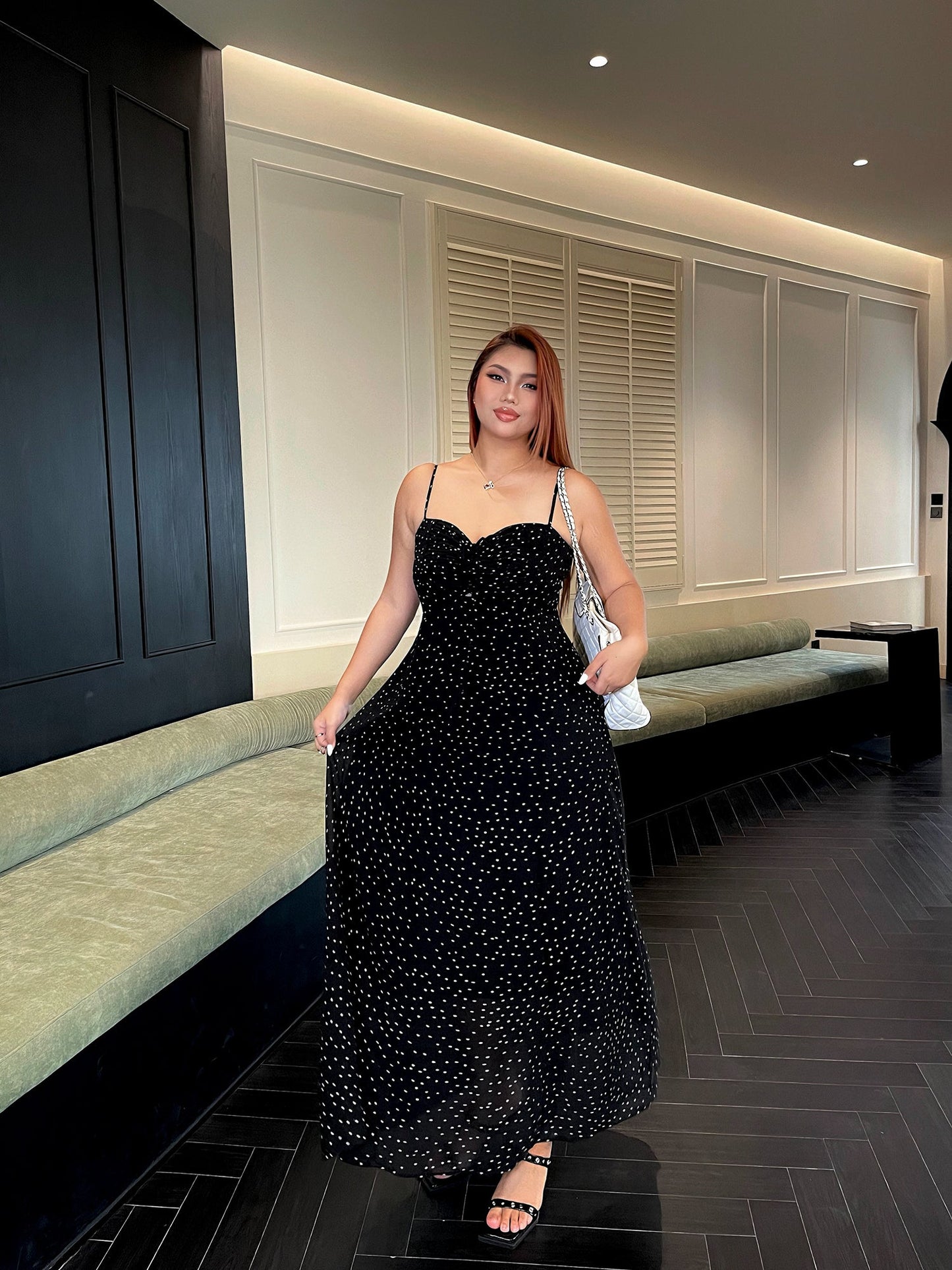 Starry Night Sexy Chic Dress Elegant Black