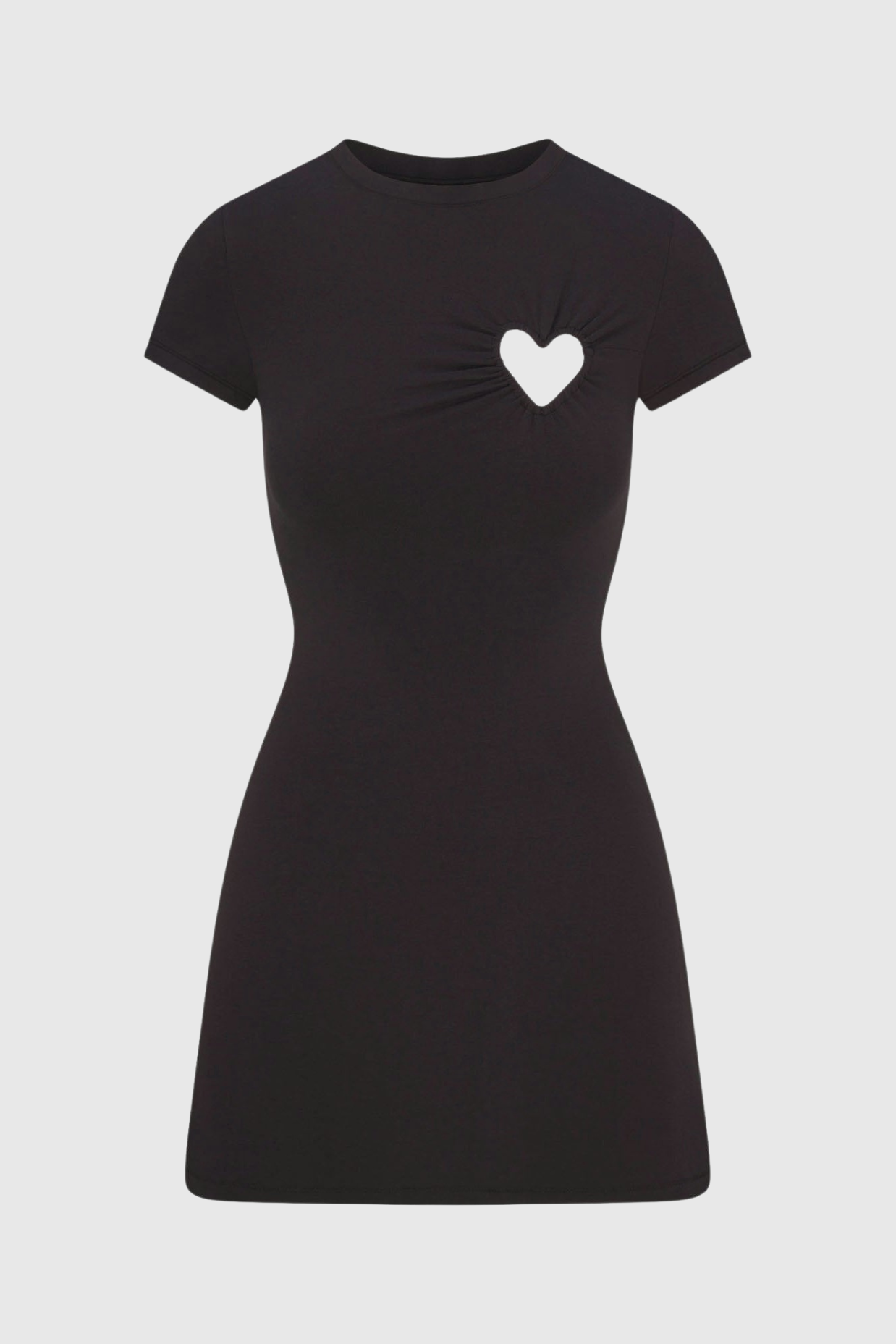 Shalita Heart Mini Dress - Black