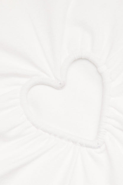 Shalita Heart Mini Dress - White