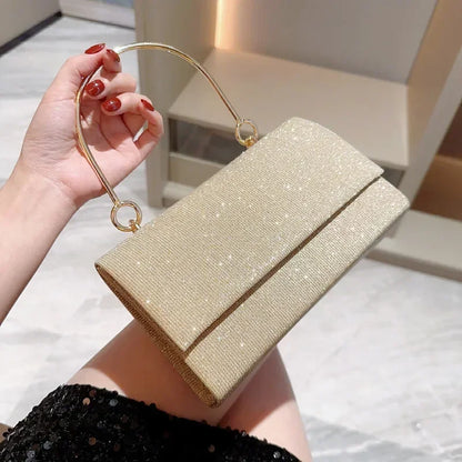 Glitter Wedding Clutch Shoulder Bag for Women