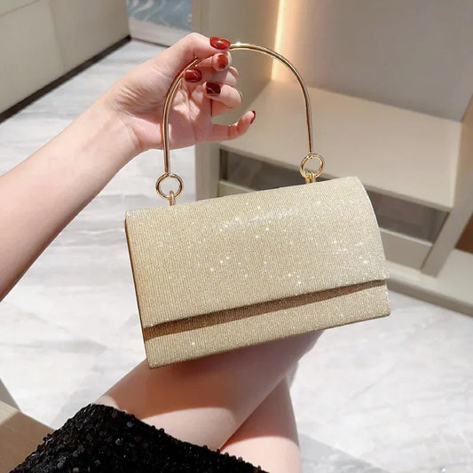Glitter Wedding Clutch Shoulder Bag for Women