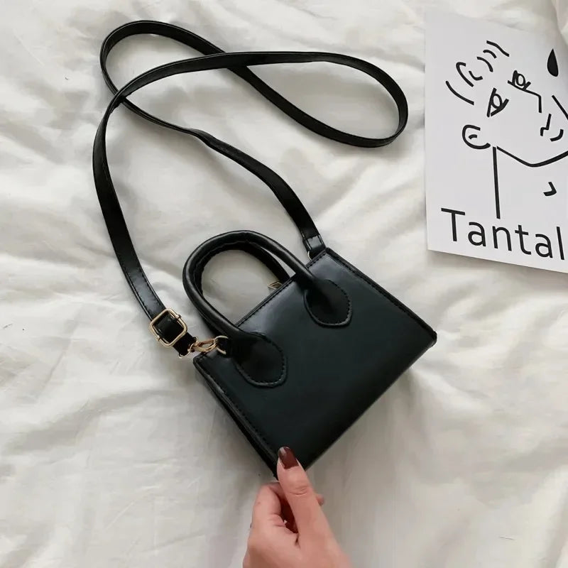 Retro Mini Crossbody Square Handbag Women’s Shoulder Bag