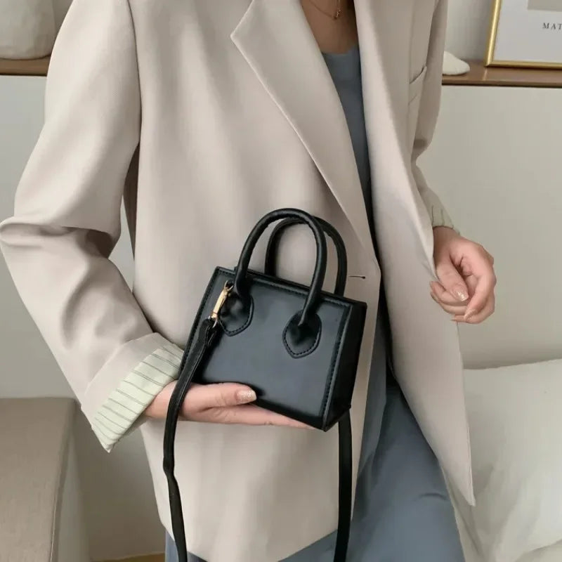 Retro Mini Crossbody Square Handbag Women’s Shoulder Bag