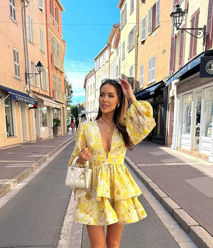 Amaya | Floral Ruffle Dress